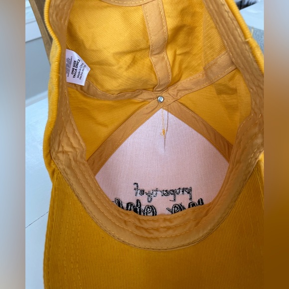 Set/3 Adjustable Baseball Hats Black White Gingham Purple Tie Dye Gold Corduroy - Picture 10 of 12